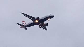 Ba A320 G-Euuk Flying Into Belfast Bhd 14012024