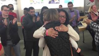 Apple Store Clap Out, Reston Va. Ingrid H