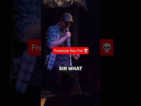When a Freestyle Rapper messes up