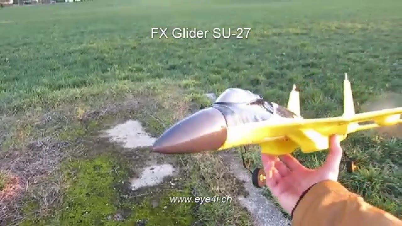 FX Glider SU-27 RC avion électrique