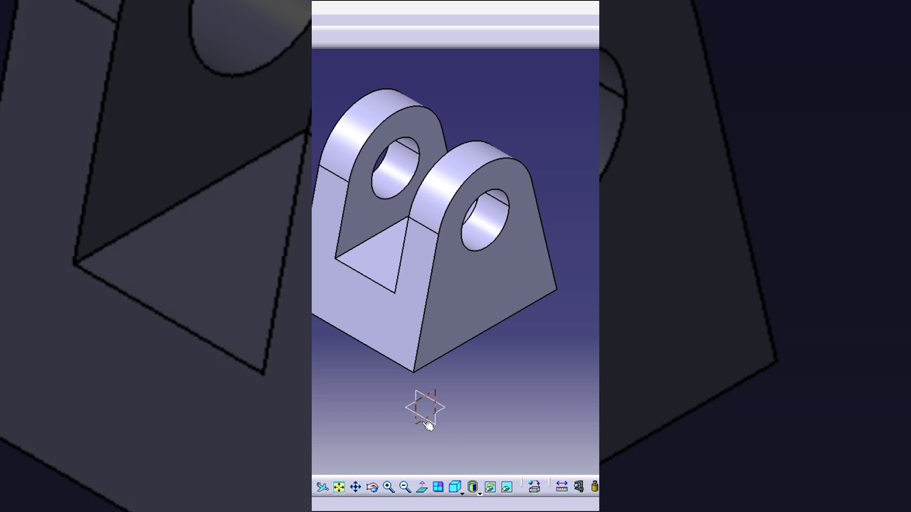 CATIA V5 Basic 3D Model - Exercise 1 | Beginner Tutorial #catia