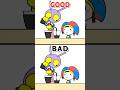 The Good Ending VS The Bad Ending😅JAX x POMNI Funny Share Animation #friendship #shorts #share