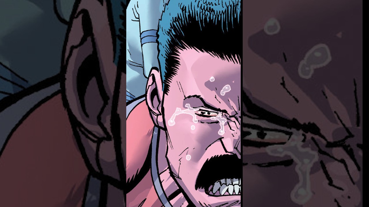 Thragg cries for his planet - invincible