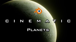 Easy Procedural Planets - Blender Tutorial