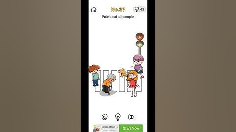 Brain Out Level -27 solved. Point out all the people .