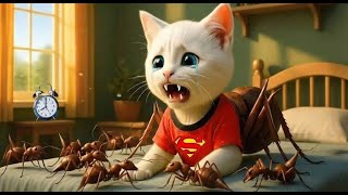 Kitten Ate Ice Cream With Ants And Turned Into Something Unexpected Epic Cat Animation