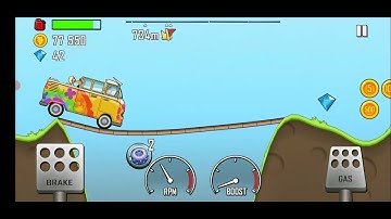 Hill climb racing - gameplay walkthrough part 1 - all cars maps (ios Android)
