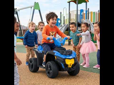 Електроквадроцикл каталка толокар 2в1 дитячий транспорт електромобіль на пульті світло звук у комплекті подарунок, видео 1