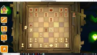 Toon Clash Chess! Beating the unorthodox sicilian.. screenshot 2
