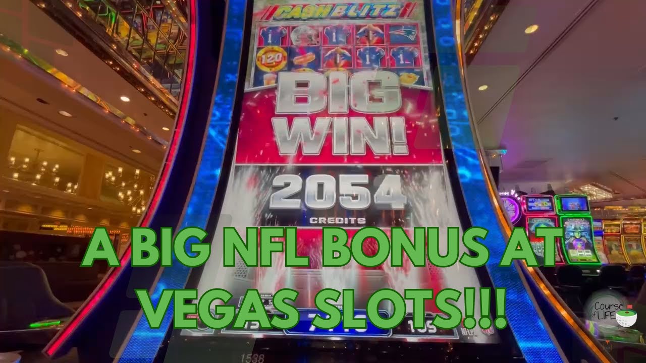 VEGAS SLOTS ACTION! A BIG NFL BONUS! EXPLOSION gives me SOMETHING! And more!