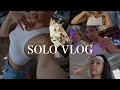 SOLO VLOG | eating out, cleaning, organizing, cooking, running errands, being hungover