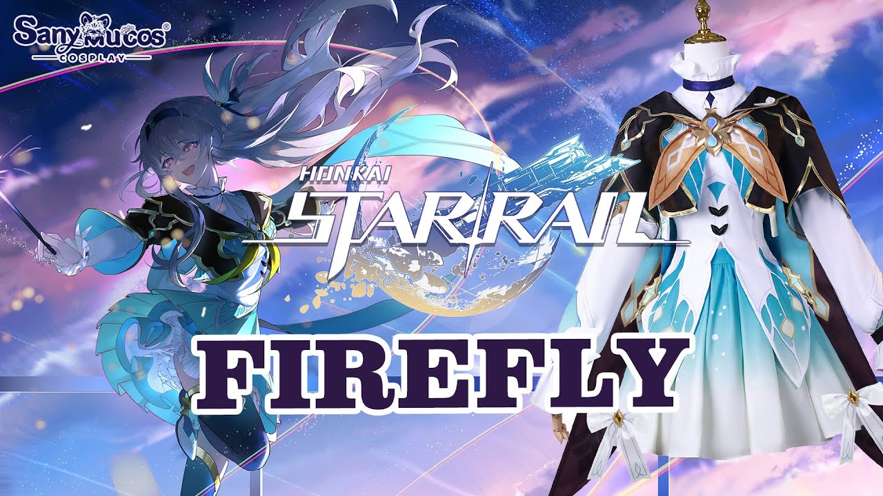 【SanyMuCos】Honkai: Star Rail Firefly Cosplay Costume Plus Size Detail Show