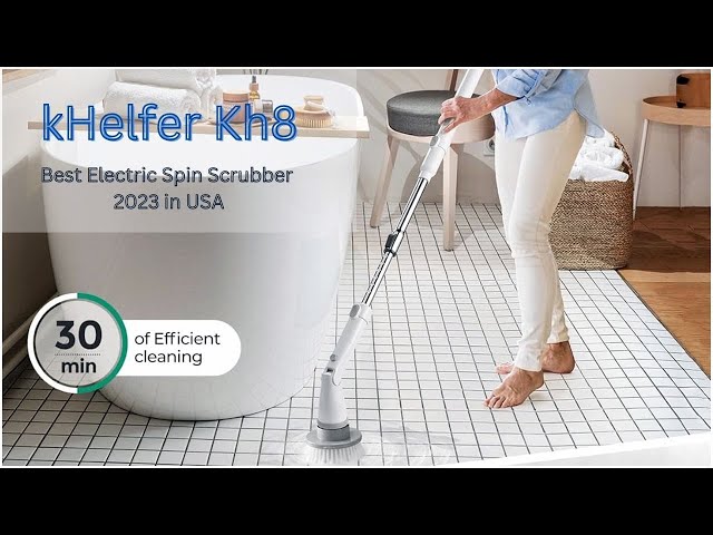 kHelfer KH8W Cordless Electric Spin Scrubber 