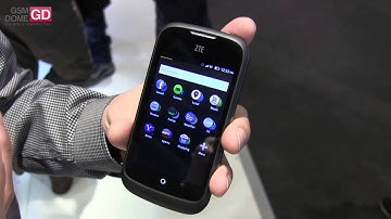 Firefox OS Hands On Preview on ZTE Open, at MWC 2013 - GSMDome.com