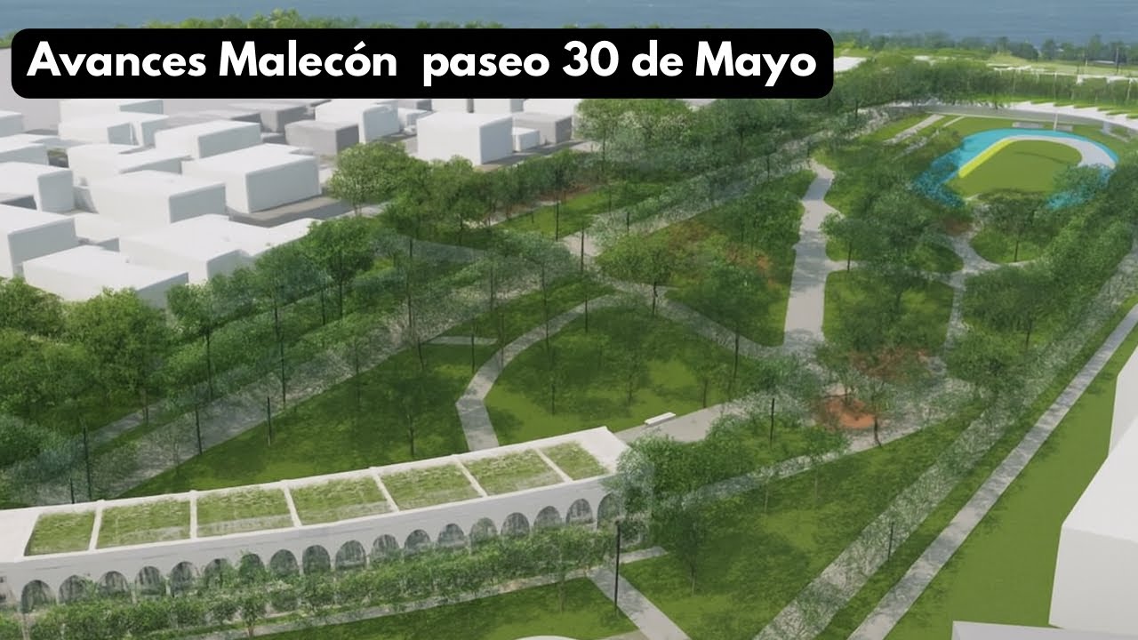 Avances en Malecón Paseo 30 de Mayo