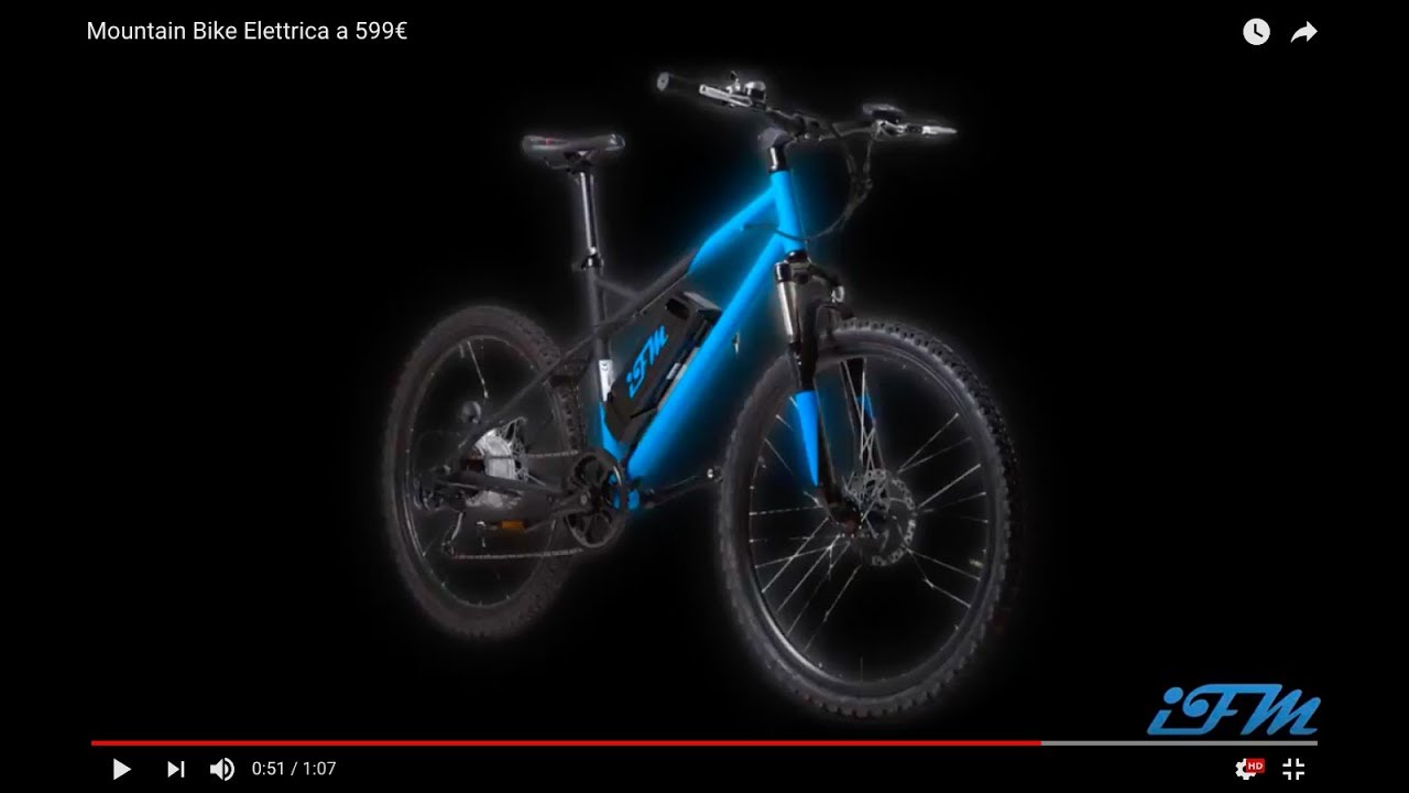 Mountain Bike Elettrica IFM - YouTube