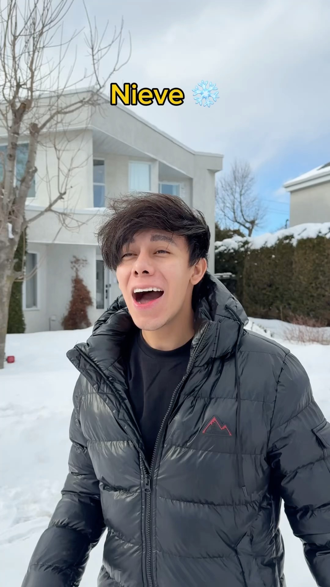 Ay no, nieve ?? #Sonrixs