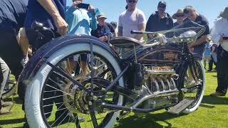 1917 Model G Henderson Four Start-Up at The Quail Motorcycle Gathering 2022 by American Rider 479 views 1 year ago 20 seconds