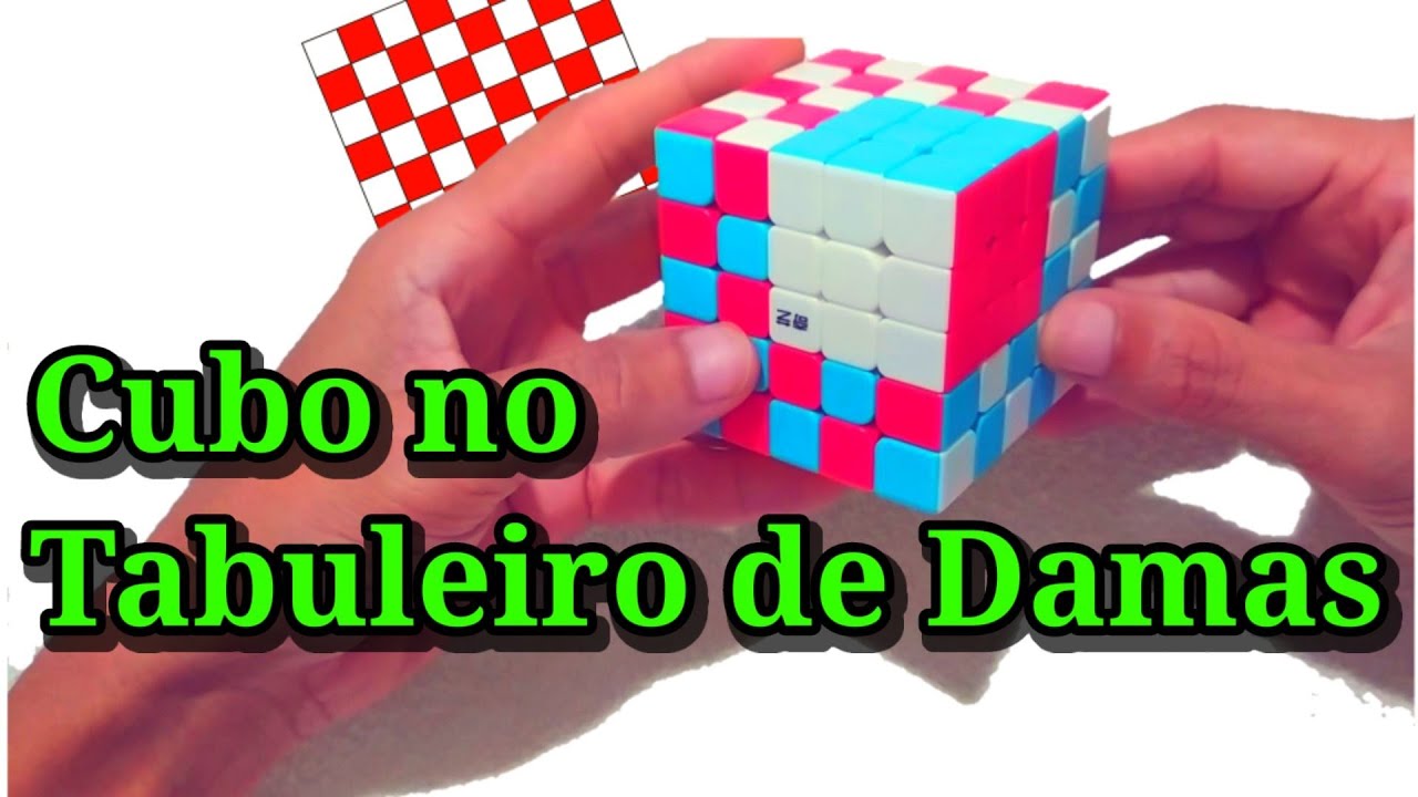 😍Um dos MAIS LINDO Padrão no Cubo 5x5 / CUBO NO TABULEIRO DE DAMAS