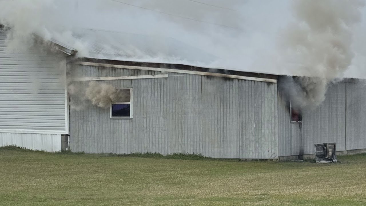 Youngsville home destroyed by fire just weeks before Christmas - YouTube