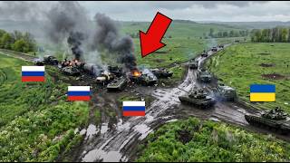 UKRAINIAN ARMOR STRIKE: Four Tanks Smash Open the Russian Line
