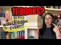 I Read 11 Books in September... Including My WORST Book EVER 😱 | Monthly Reading Wrap Up 📚