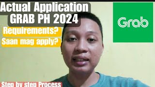Paano Mag apply Online sa Grab Food PH | Actual step by step process 2024 | Latest Update