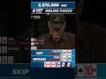 Skip&#39;s All-In Gamble Against Pocket Queens! #shorts