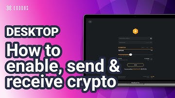 How to send and receive crypto, enable or disable assets on Exodus Desktop Wallet | Exodus Tutorial