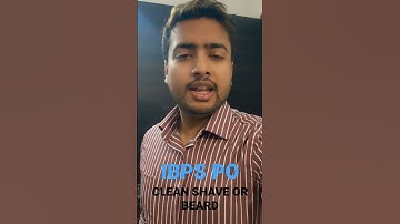 IBPS PO Interview Clean shave or Beard? #bankexam #ibpspo #bankpreparation #sbipointerview