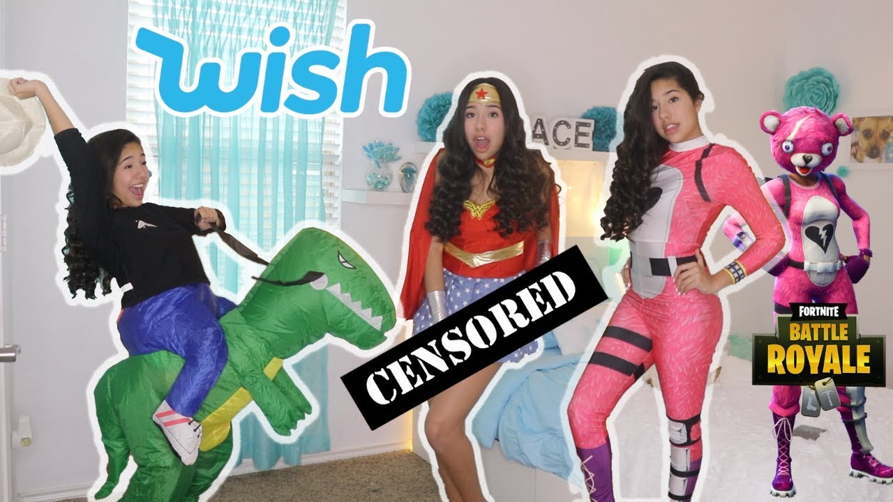 Trying Halloween Costumes From Wish!