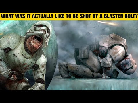 What Was It Actually Like To Be Hit By A Blaster Bolt? | Star Wars Lore