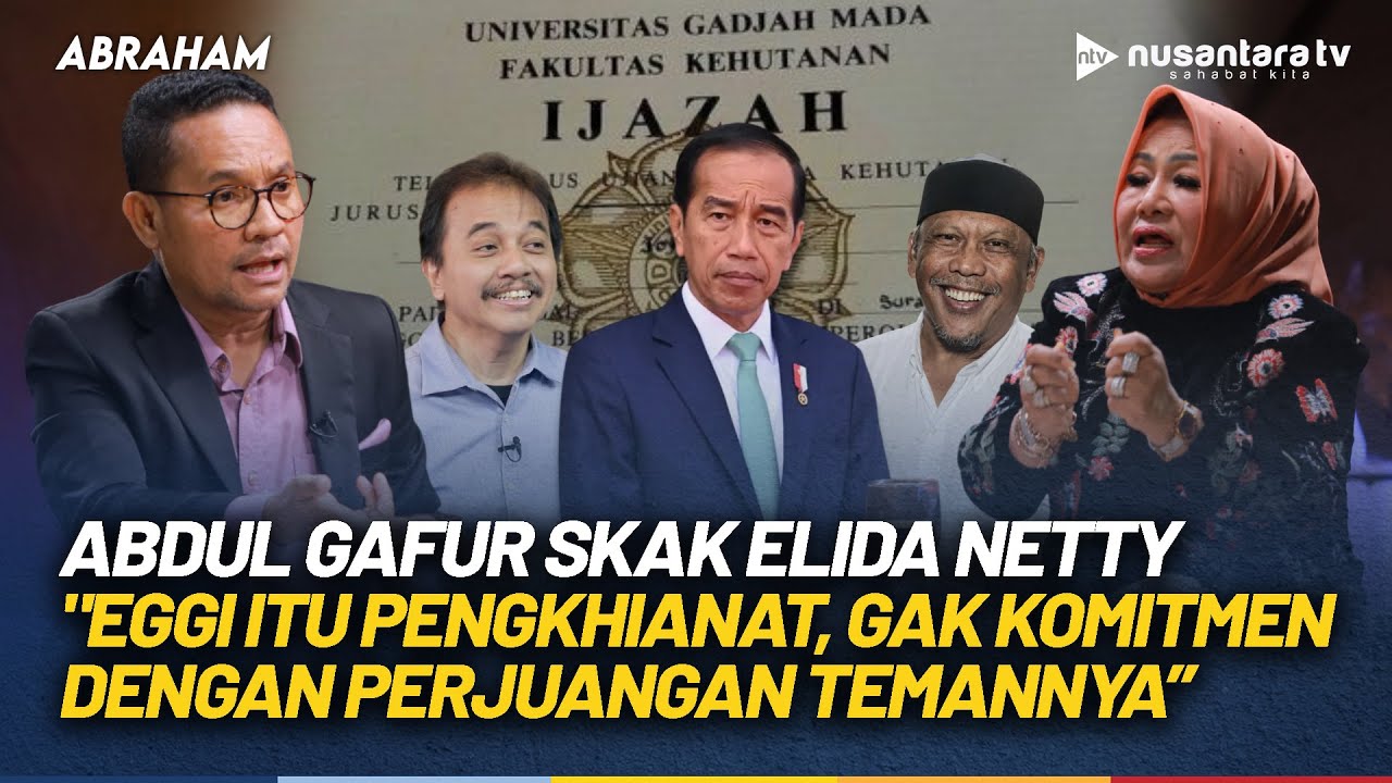 [FULL] PANAS! Abdul Ghofur Skak Elida Netty Soal Ijazah Jokowi: Eggi Itu Pengkhianat, Gak Komitmen!