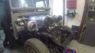Land Rover Meteorite First Start Up In The Vehicle   Yay! Land Rover V12 Engine