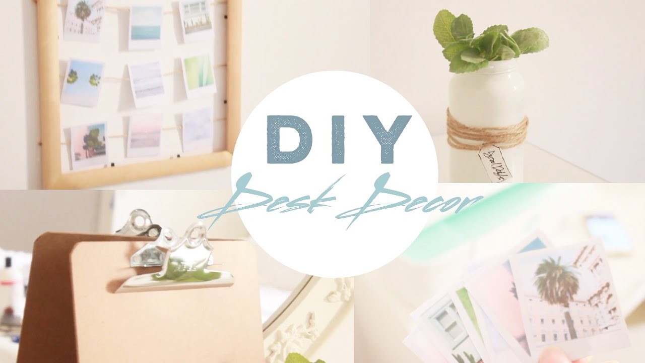 اصنعوها بنفسكم ديكور للغرف سهل وممتع  | Desk Decor Ideas