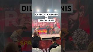 Khamzat Chimaev vs Dillon Denis🙌 #borz #khamzatchimaev #wrestling #mma #ufc #champion #viral #fyp