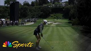 Charley Hull nearly aces Riviera's No. 6 at the 2026 U.S. Women's Open | Golf on NBC Sports