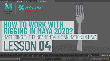 How to Work with Rigging in Maya 2020? | Lesson4 | Maya Animation for Beginners | Livestream Session