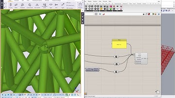 Simple Space frame with grasshopper - tekla  (share GH. file)