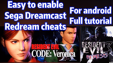Resident evil code; Veronica x cheats on Sega Dreamcast redream android full tutorial
