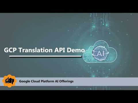 GCP Translation API Demo