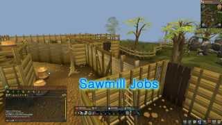 RuneScape 3  Sawmill jobs with commentary