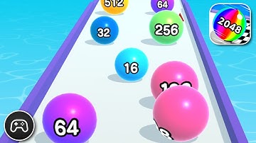 Ball Run 2048 - Gameplay Walkthrough Part 50 - Puzzle Game Levels 491-496 (iOS, Android)