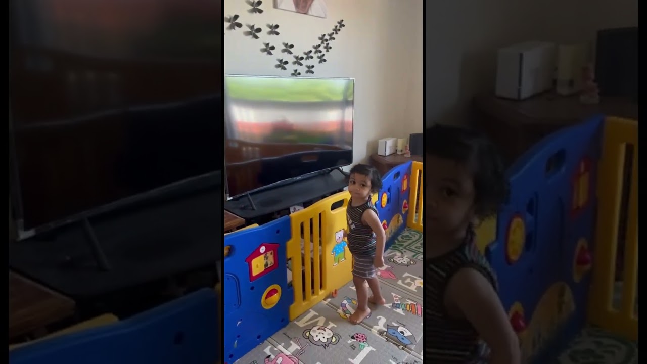 Srijay pointing things in Home 