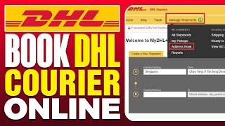 Como reservar DHL Courier online em 2025
