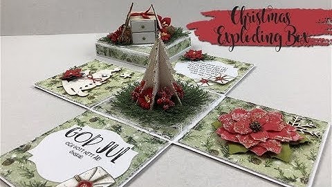 Christmas Exploding Box