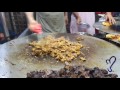 Liver Fry with bun Street Food Of Karachi, Pakistan.