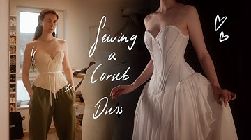 The Making of a Corset Dress - The dress that’s inside out