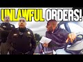 Officer Gets Mad After Issuing Questionable Commands