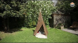 Fabriquer un tipi d’extérieur – DIY